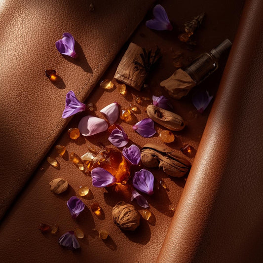 Dos Aromas Sombra Refill | leather violet diffuser | sophisticated home fragrance